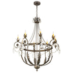 40 Inch 8 Light Chandelier