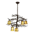 29 Inch 5 Light Chandelier