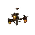 40 Inch 3 Light Chandelier