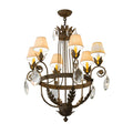 29 Inch 6 Light Chandelier