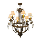 29 Inch 6 Light Chandelier