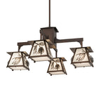 40 Inch 4 Light Chandelier