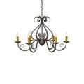 Jenna 36 Inch 3 Light Chandelier