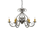 Jenna 36 Inch 3 Light Chandelier