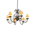 36 Inch 6 Light Chandelier