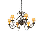 36 Inch 6 Light Chandelier