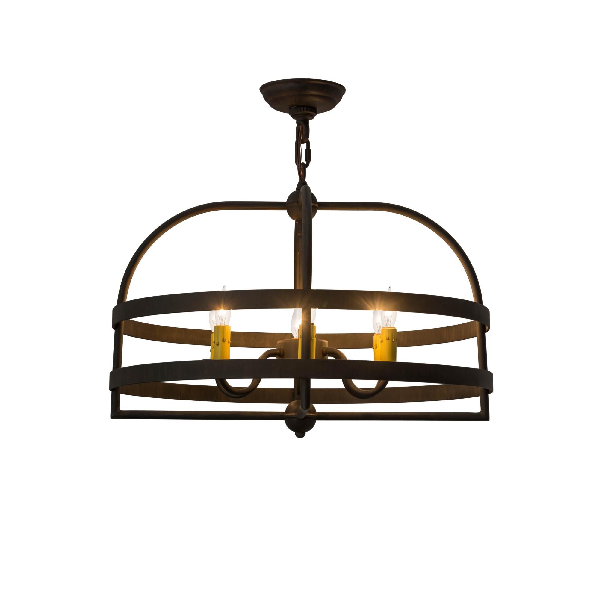 Aldari 22 Inch 6 Light Mini Chandelier