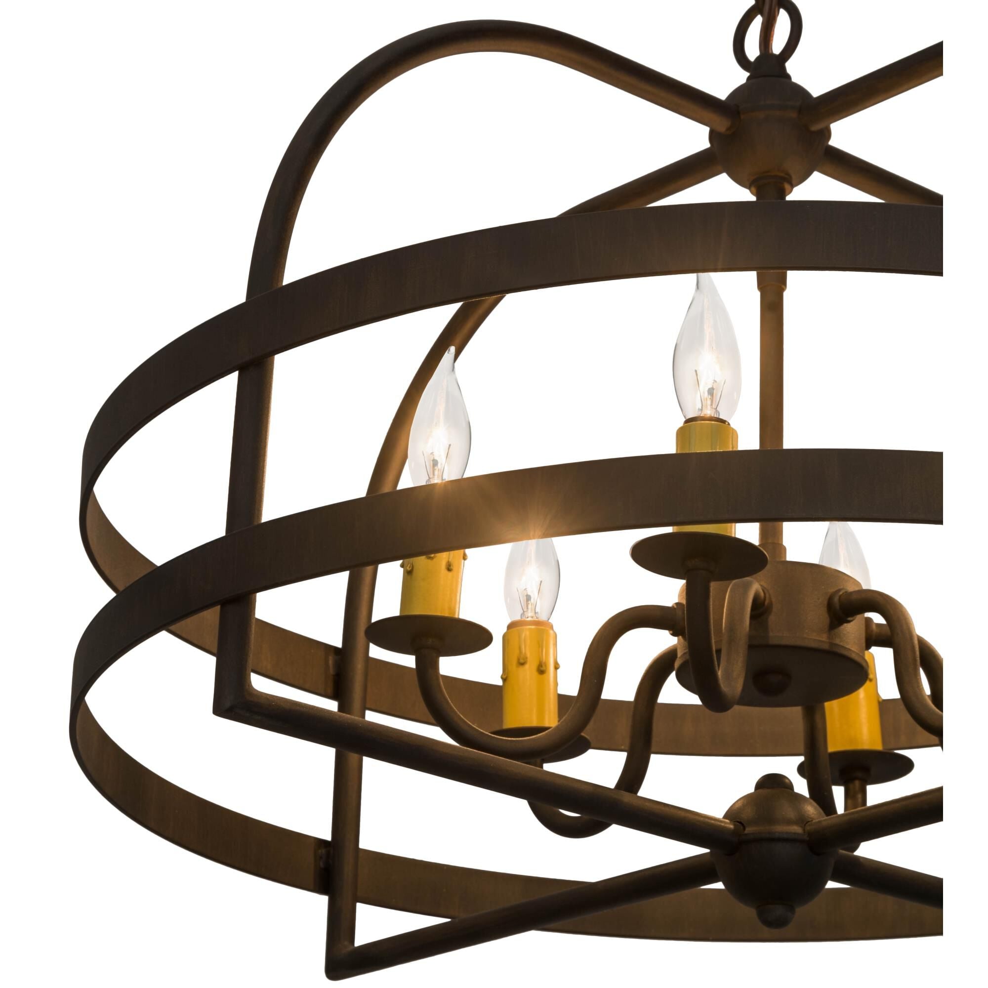 Aldari 22 Inch 6 Light Mini Chandelier