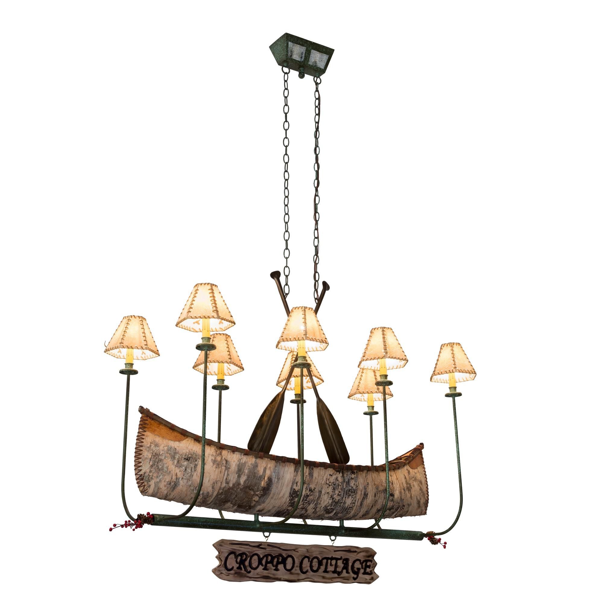 Personalized 51 Inch 8 Light Chandelier