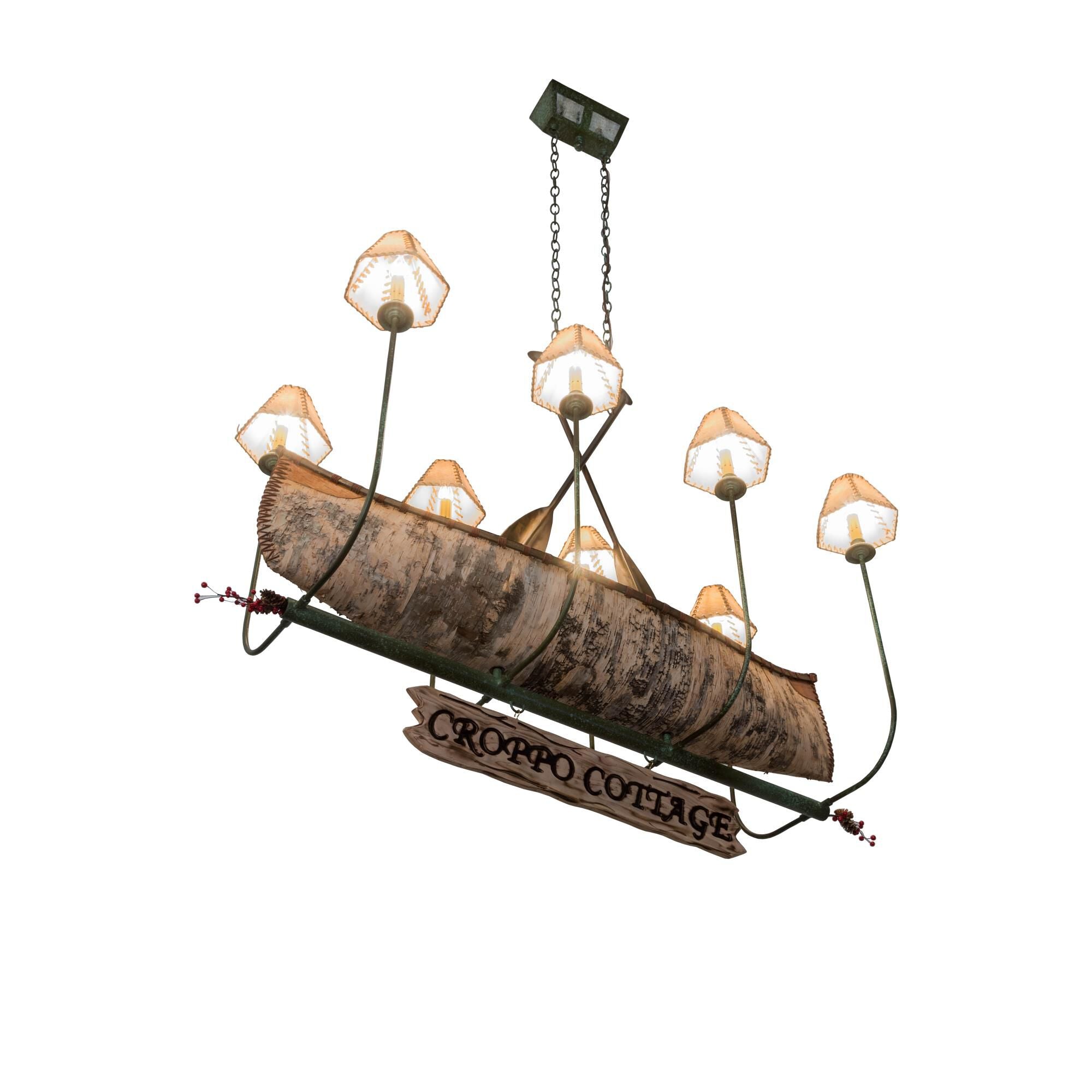 Personalized 51 Inch 8 Light Chandelier