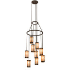 35 Inch 9 Light Chandelier