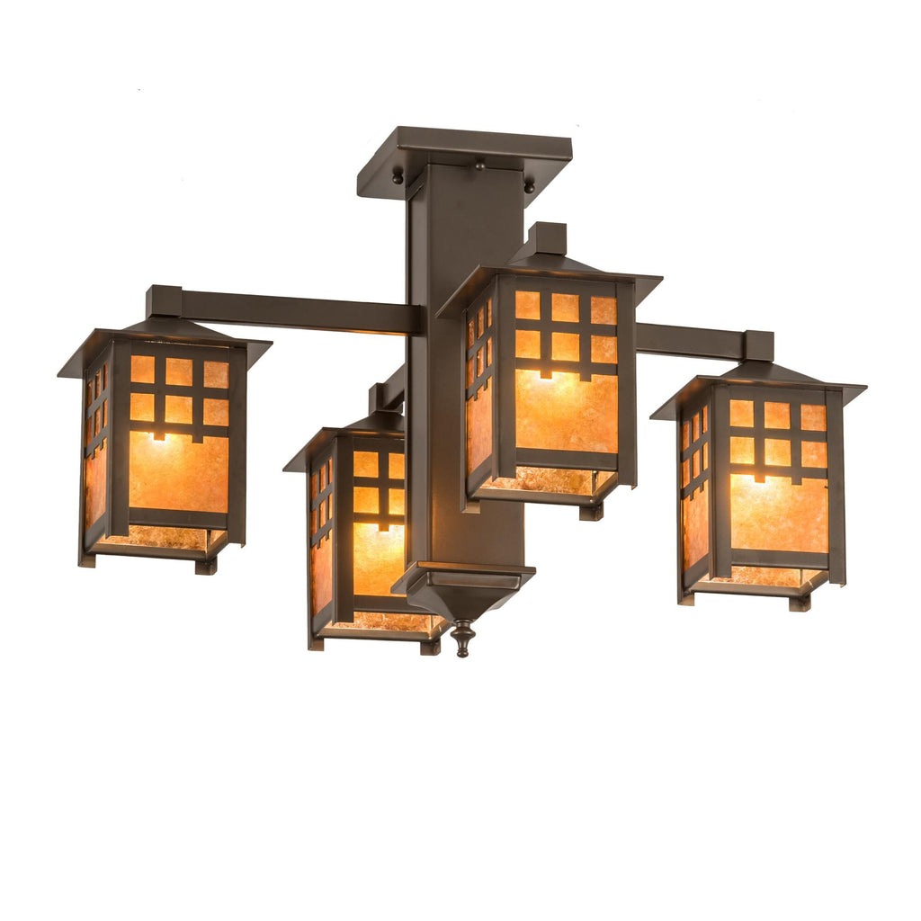 26 Inch 4 Light Chandelier