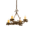 28 Inch 4 Light Mini Chandelier