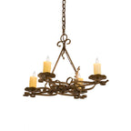 28 Inch 4 Light Mini Chandelier