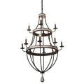 Georgetown 36 Inch 12 Light Chandelier
