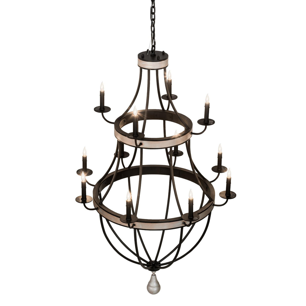 Georgetown 36 Inch 12 Light Chandelier