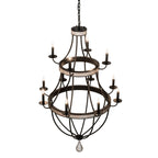 Georgetown 36 Inch 12 Light Chandelier
