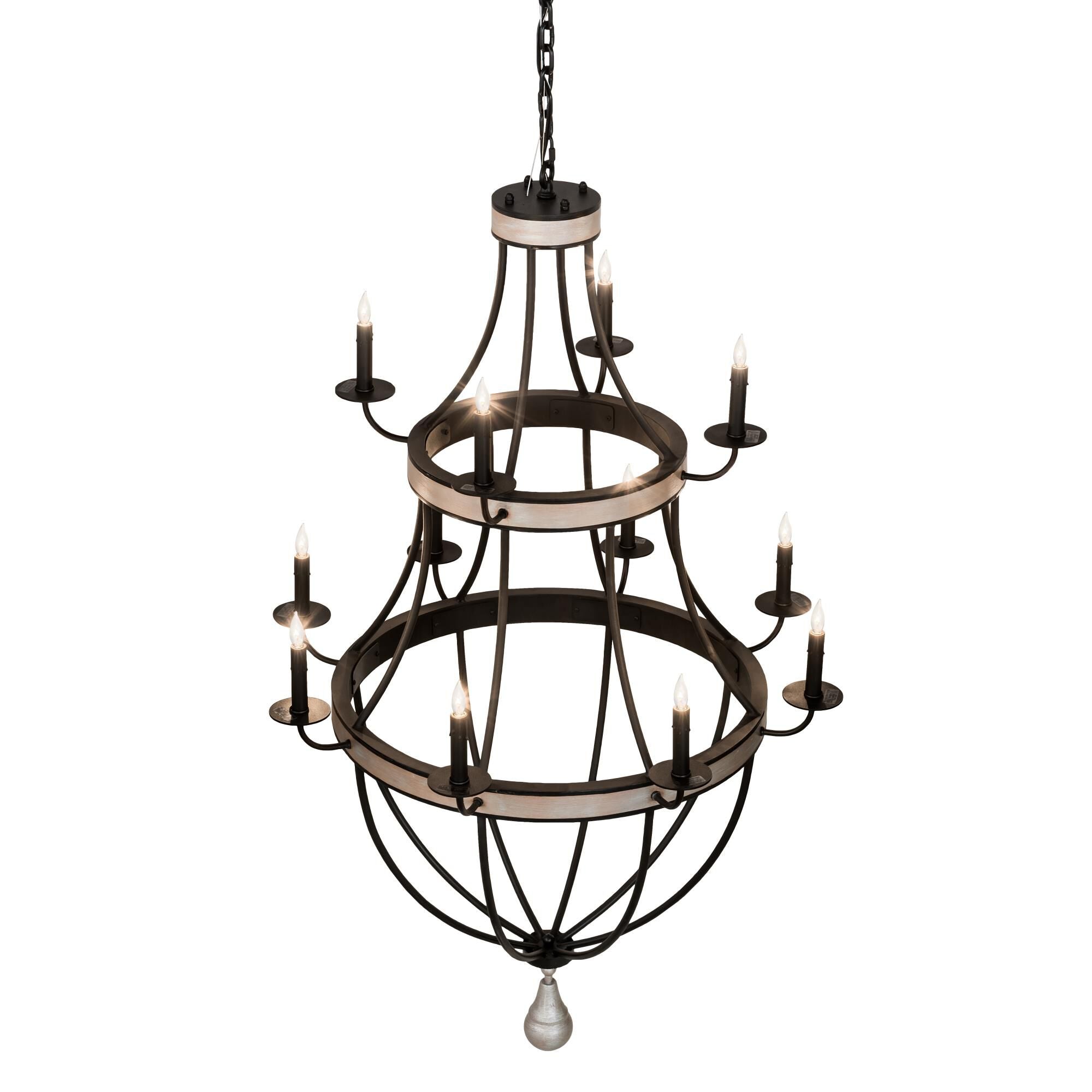 Georgetown 36 Inch 12 Light Chandelier