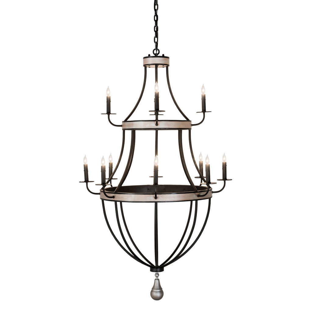 Georgetown 36 Inch 12 Light Chandelier