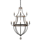 Georgetown 36 Inch 12 Light Chandelier