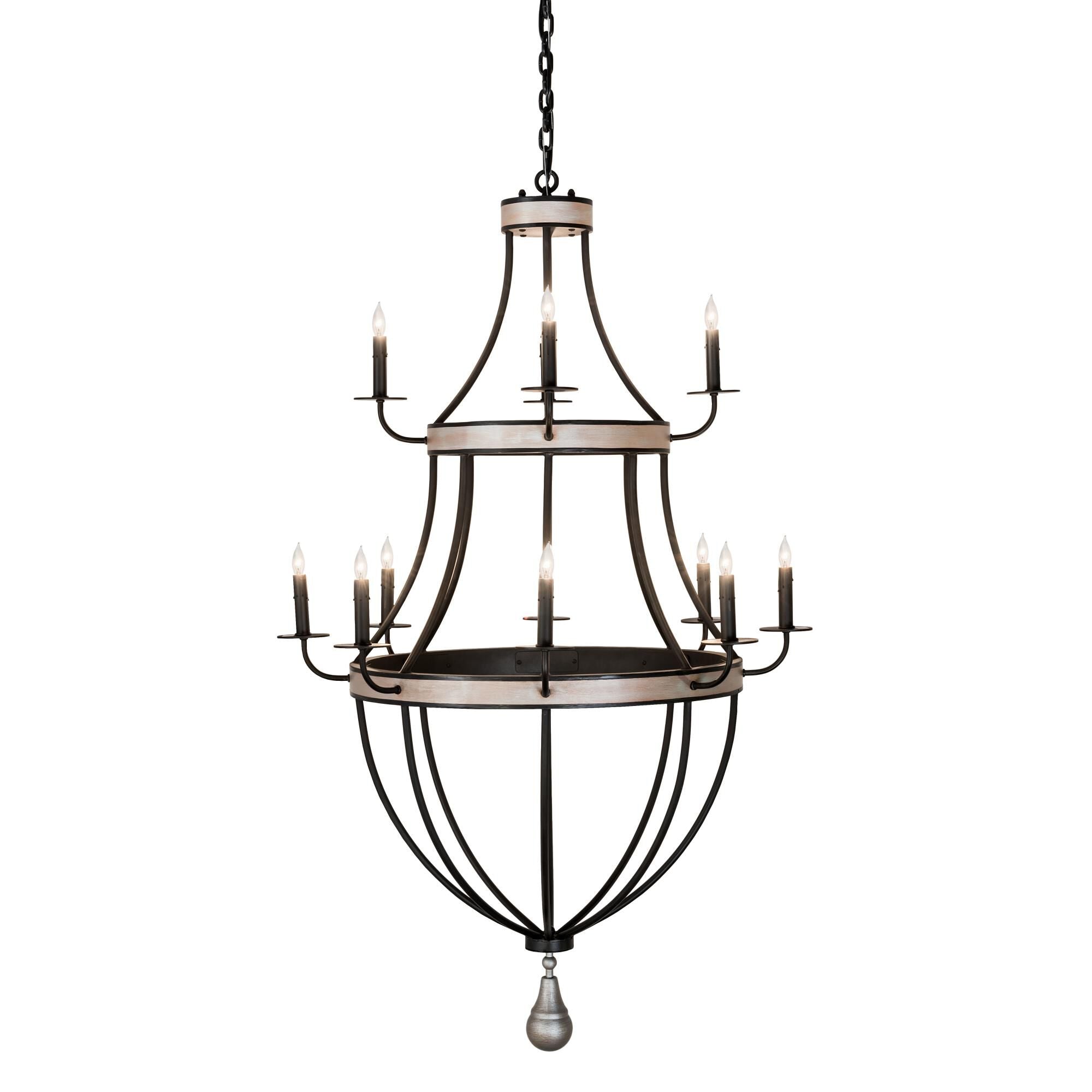 Georgetown 36 Inch 12 Light Chandelier