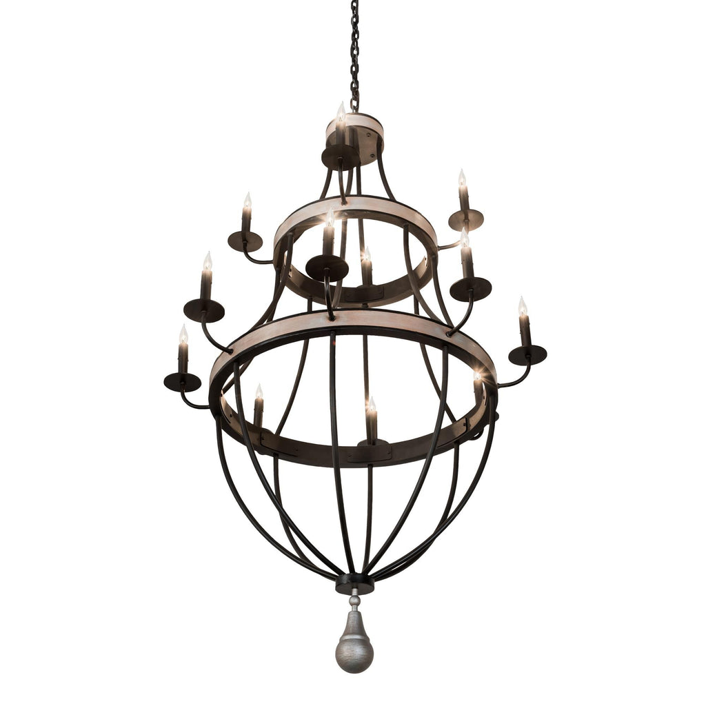 Georgetown 36 Inch 12 Light Chandelier
