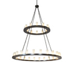 Loxley 72 Inch 3 Light Chandelier