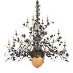 Greenbriar Oak 100 Inch 16 Light Chandelier