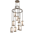 35 Inch 9 Light Chandelier