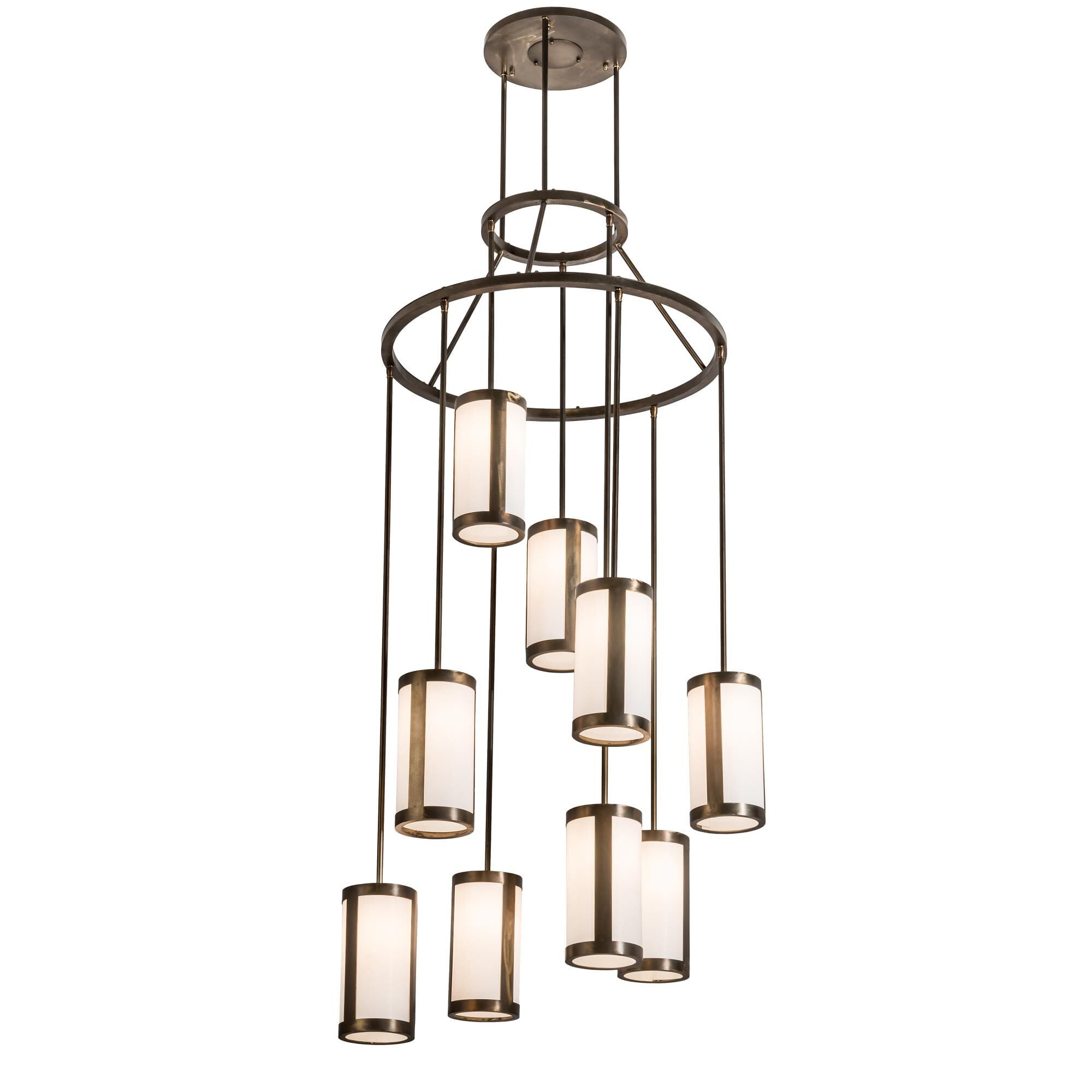 35 Inch 9 Light Chandelier