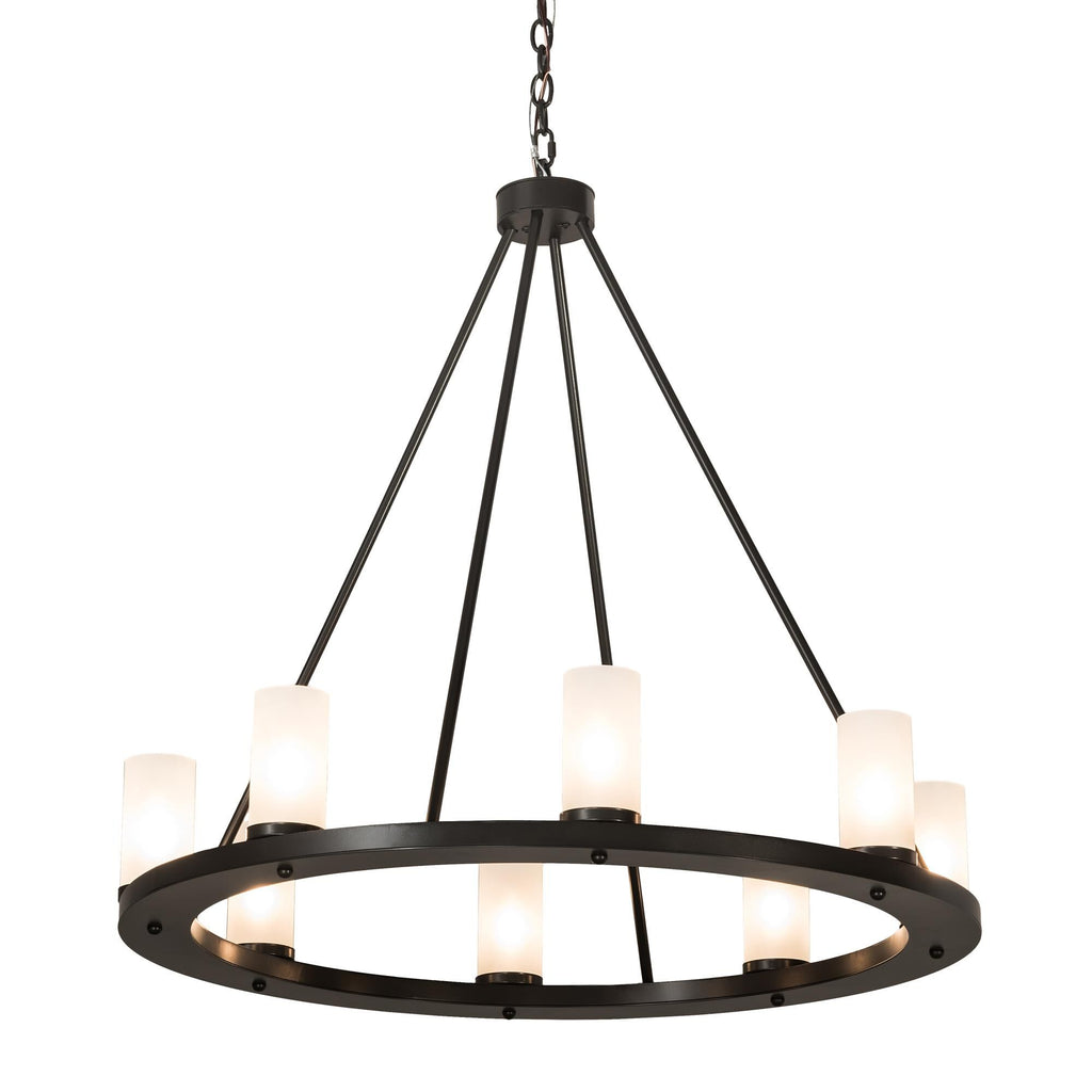 36 Inch 8 Light Chandelier