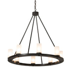 36 Inch 8 Light Chandelier