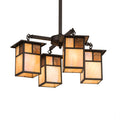 25 Inch 4 Light Chandelier