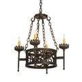 24 Inch 4 Light Chandelier