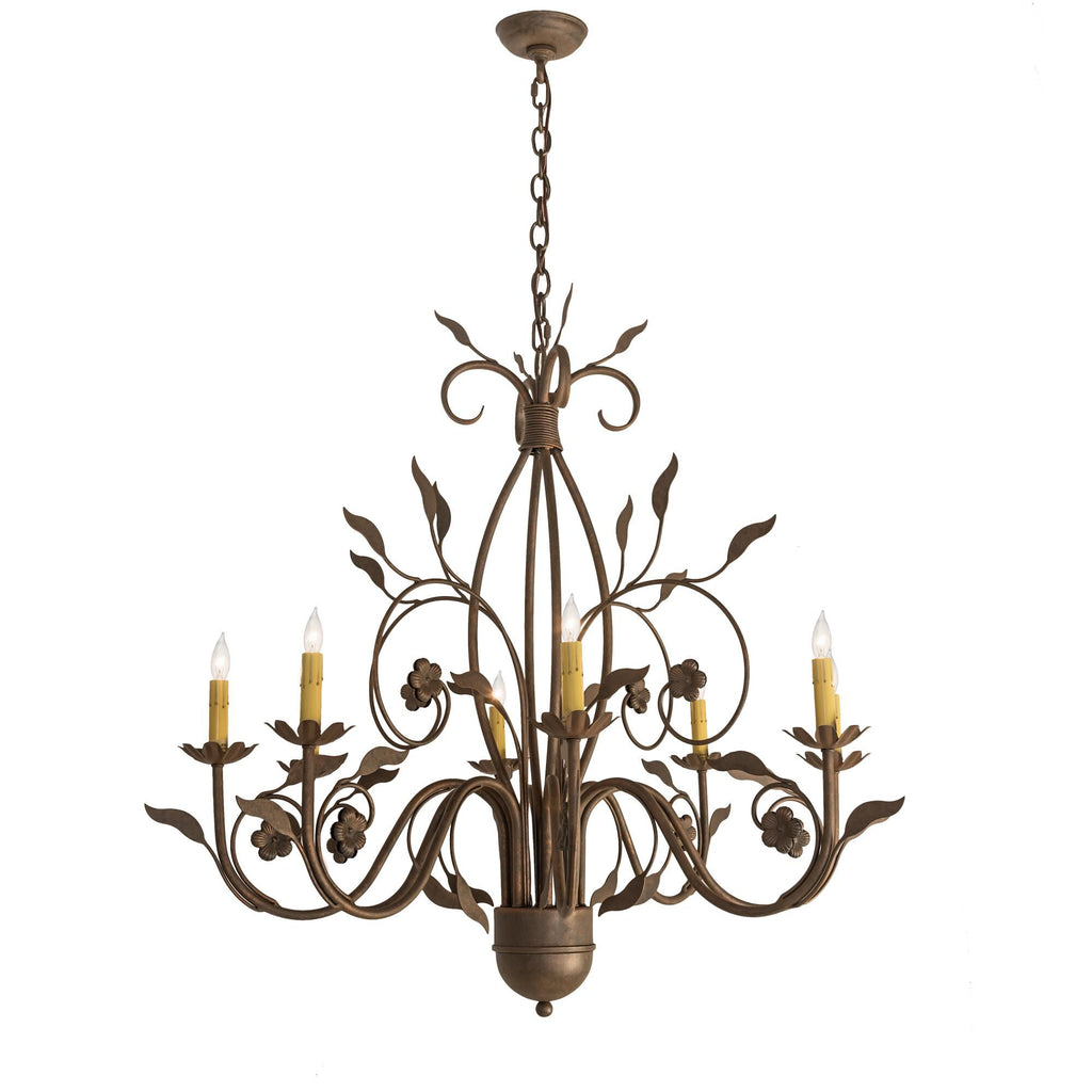 36 Inch 8 Light Chandelier