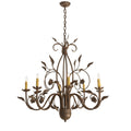 36 Inch 8 Light Chandelier