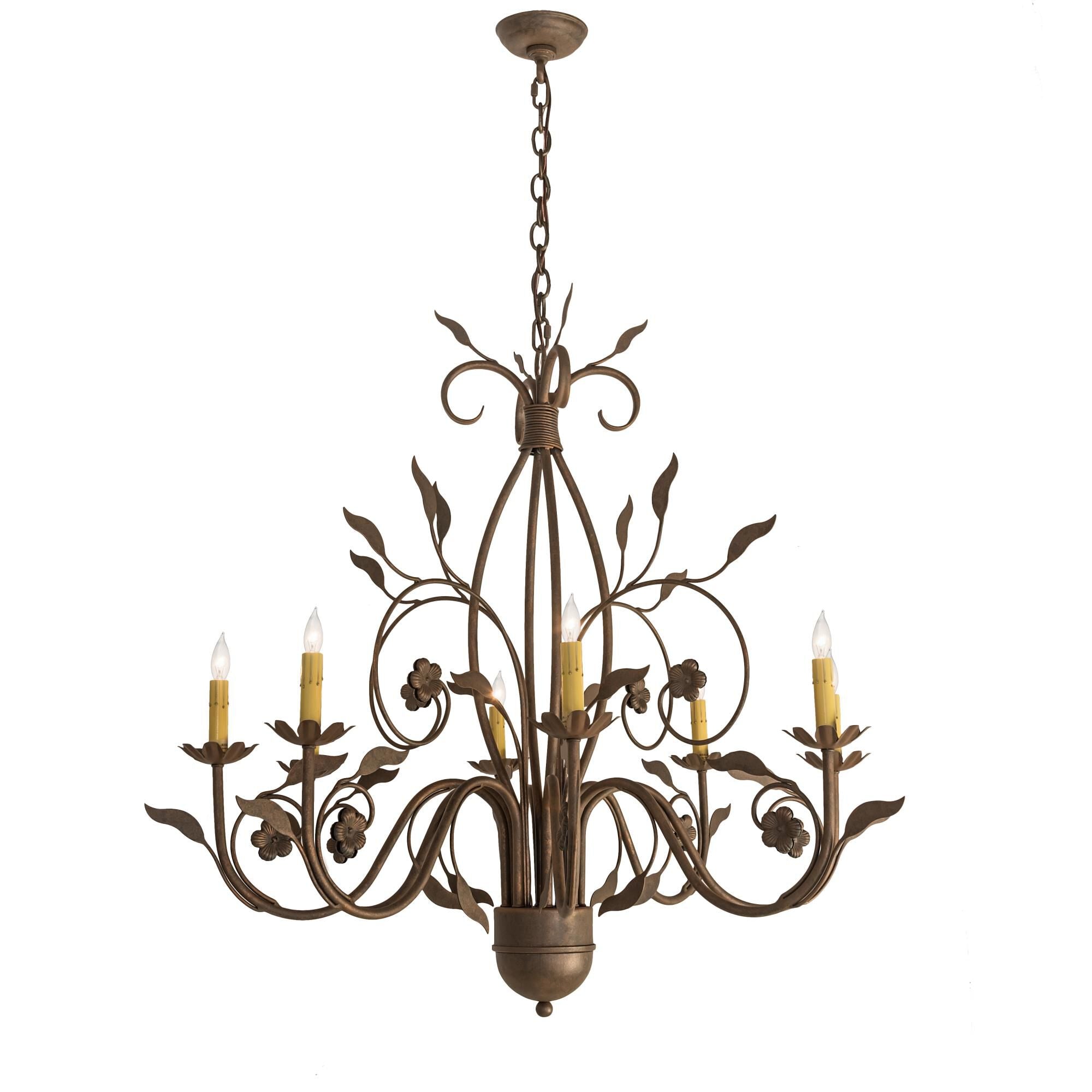36 Inch 8 Light Chandelier
