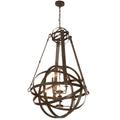 36 Inch 8 Light LED Chandelier
