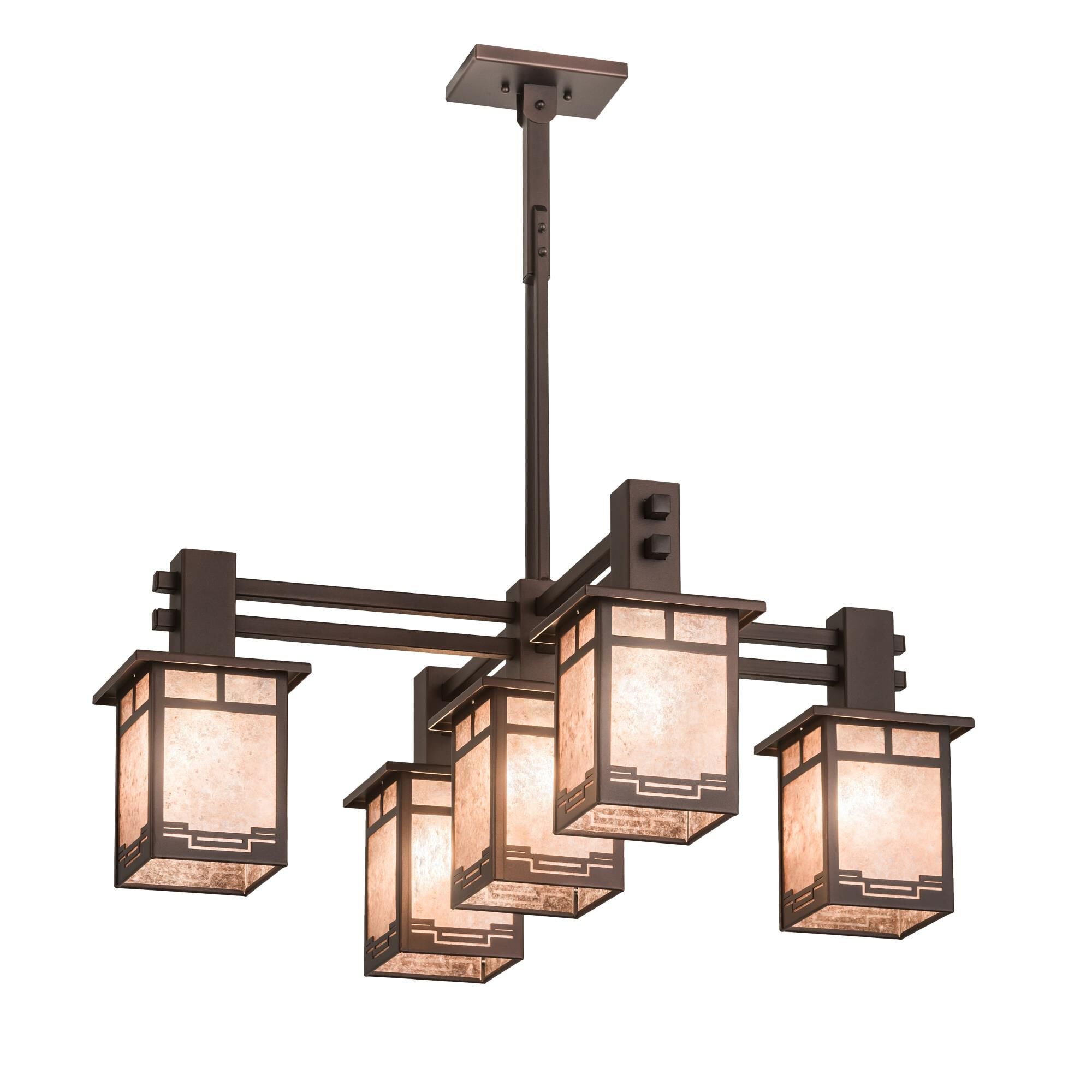 36 Inch 5 Light Chandelier