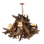 Driftwood 40 Inch 2 Light Chandelier