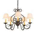 25 Inch 5 Light Chandelier
