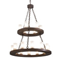 36 Inch 18 Light Chandelier
