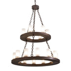 36 Inch 18 Light Chandelier
