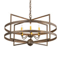 36 Inch 6 Light Chandelier