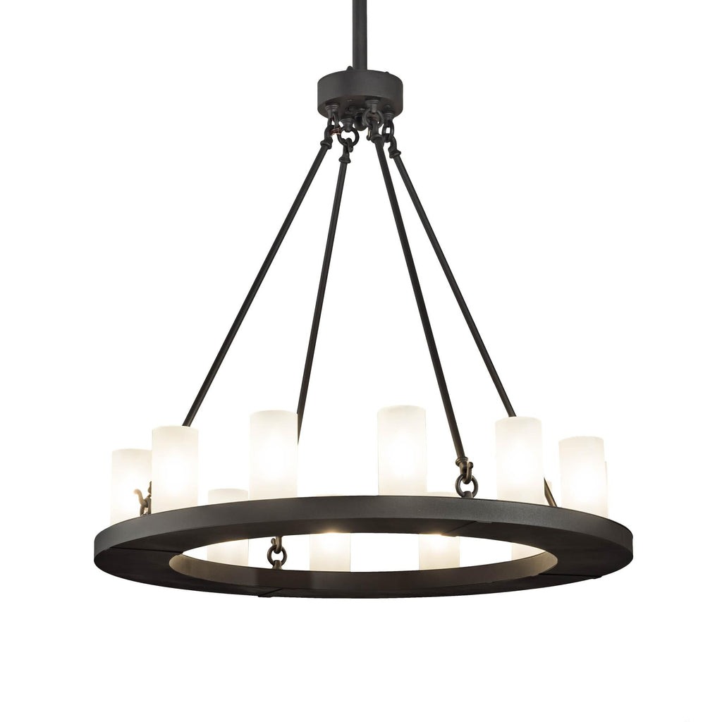 36 Inch 12 Light Chandelier