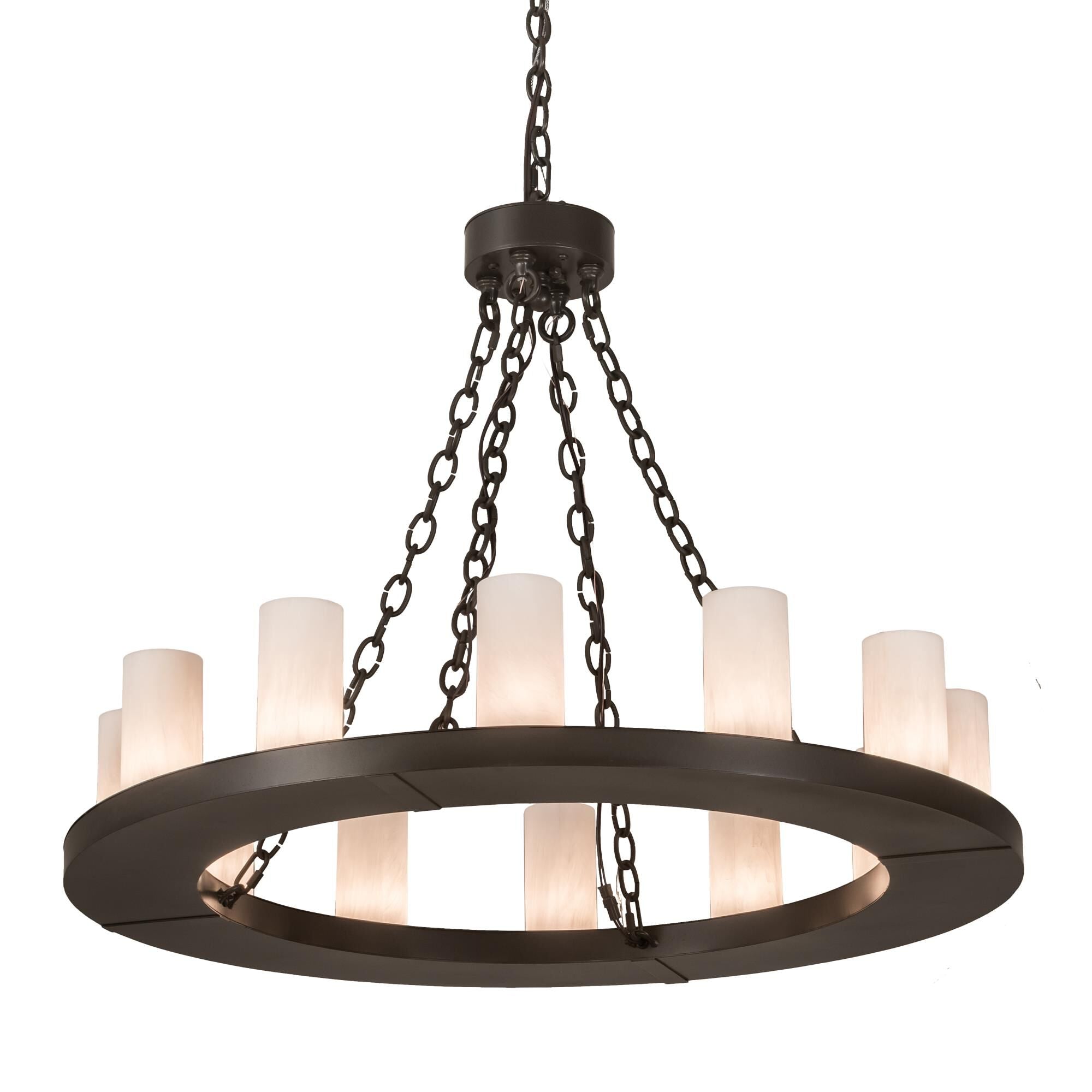 36 Inch 12 Light Chandelier