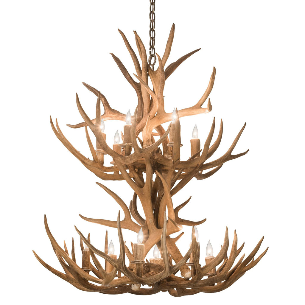 34 Inch 12 Light Chandelier