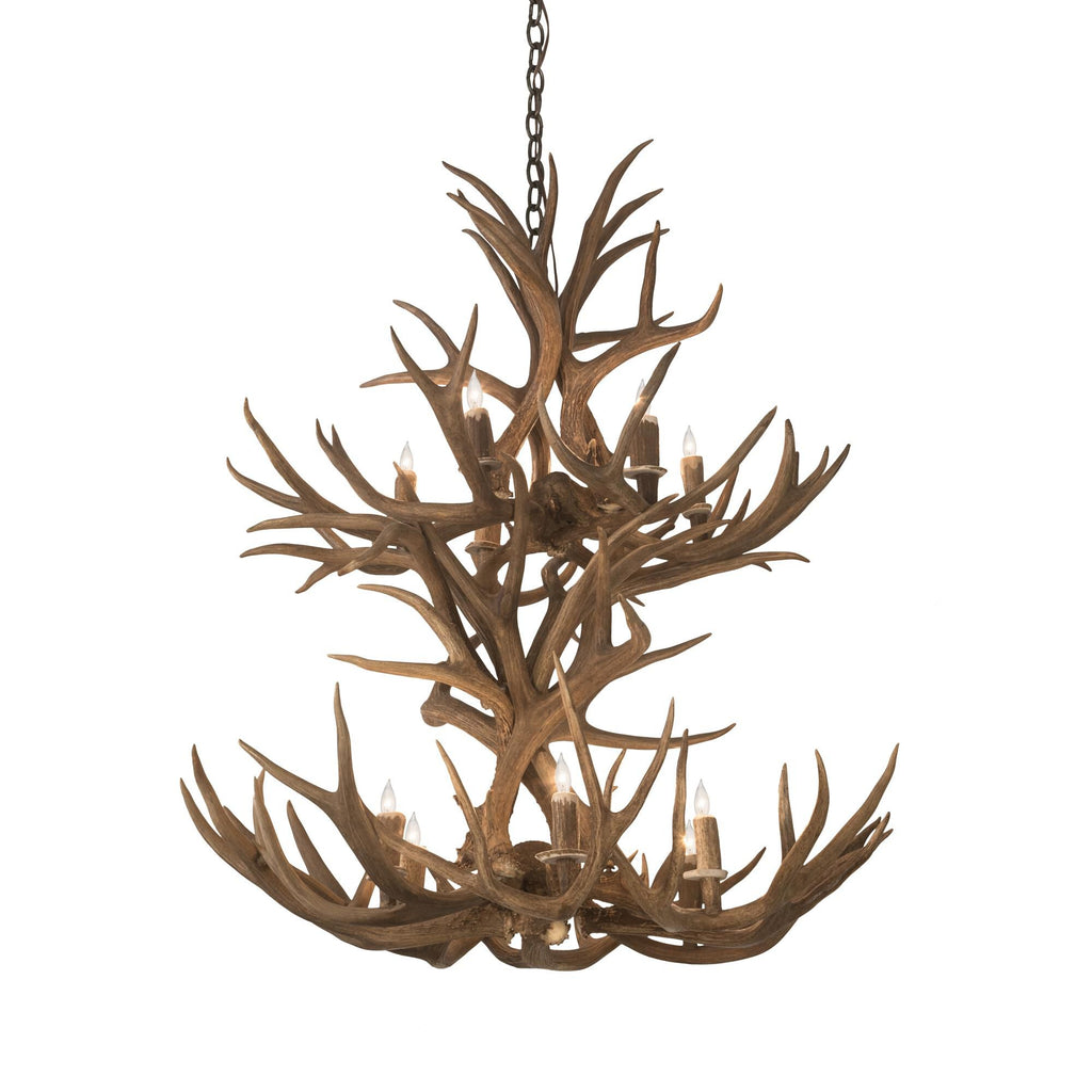 36 Inch 12 Light Chandelier
