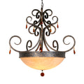 Serratina 36 Inch 2 Light Chandelier