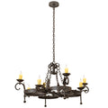 Andorra 42 Inch 8 Light Chandelier